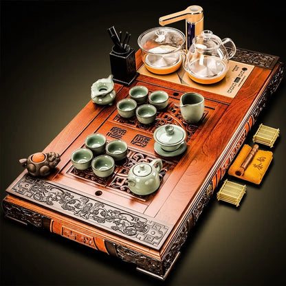 Gaiwan Kung Fu Travel Tea Set Pot Service Infuser Luxury Bubble Chinese Tea Set Accessories Mugs Taza Mate Teapot Set YX50TS