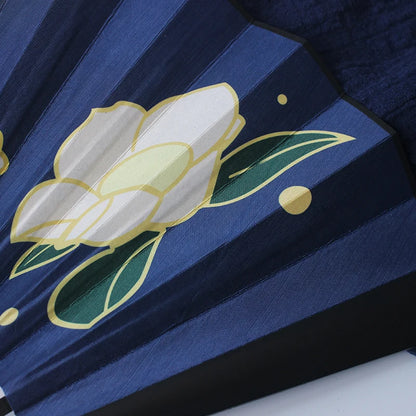 Genshin game anime character folding fan High Quality Printed  cloth Hand Fan home outdoor decoration fan 10.41 in -12.97 in