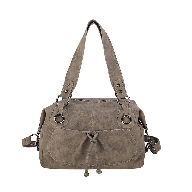 Genuine Brand Soft Leather Top-handle Bags Female Handbags Women Shoulder Crossbody Totes Messanger Bag Large Capacity Big Sac
