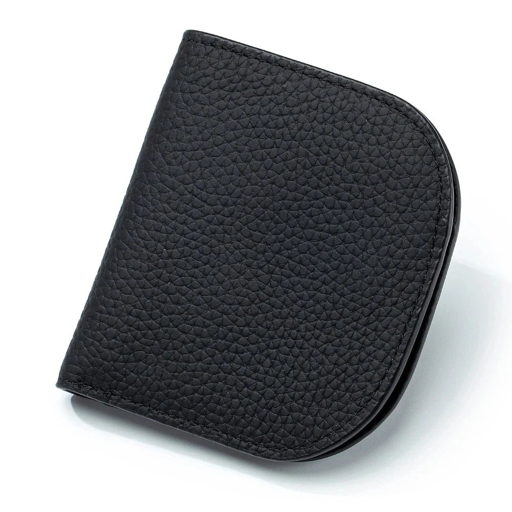Genuine Compact Woman New Ultra Thin Card Holder Multi Function Coin Mini Soft Leather Wallet