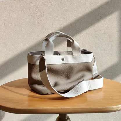 Genuine First Layer Cowhide Women's Handbag Large Capacity Tote Bag Fashionable and Simple Designer Bags Luxury