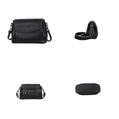 Genuine Leather Bag For Women 2023 High Quality Cowhide Ladies Shoulder Crossbody Bag Vintage Female Handbag Black Lady Tote Sac