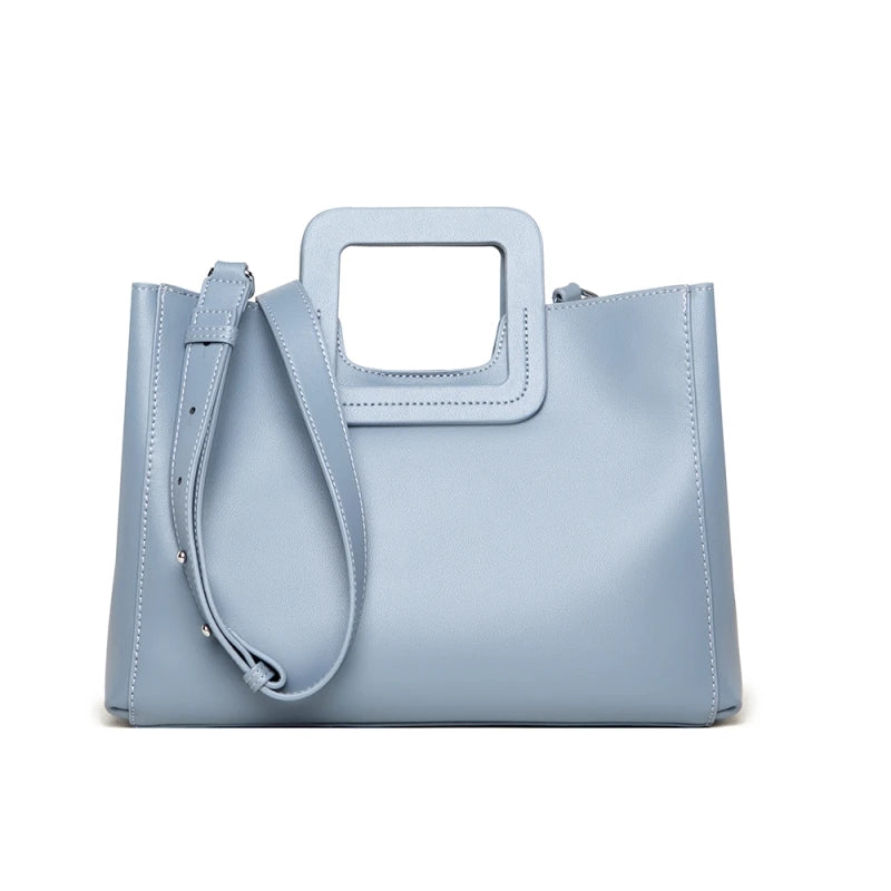 Genuine Leather Brand Women Tote Bag High Quality Handbag for Women 2022 Luxury Ladies Large Capacity Shoulder Crossbody Bag Sac