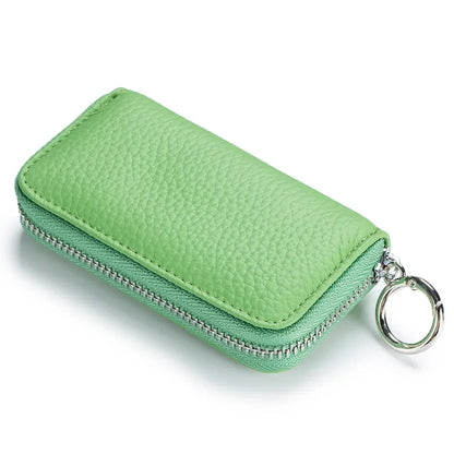 Genuine Leather Card Case Multifunctional Universal Car Key Bag