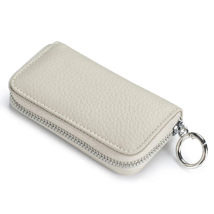Genuine Leather Card Case Multifunctional Universal Car Key Bag