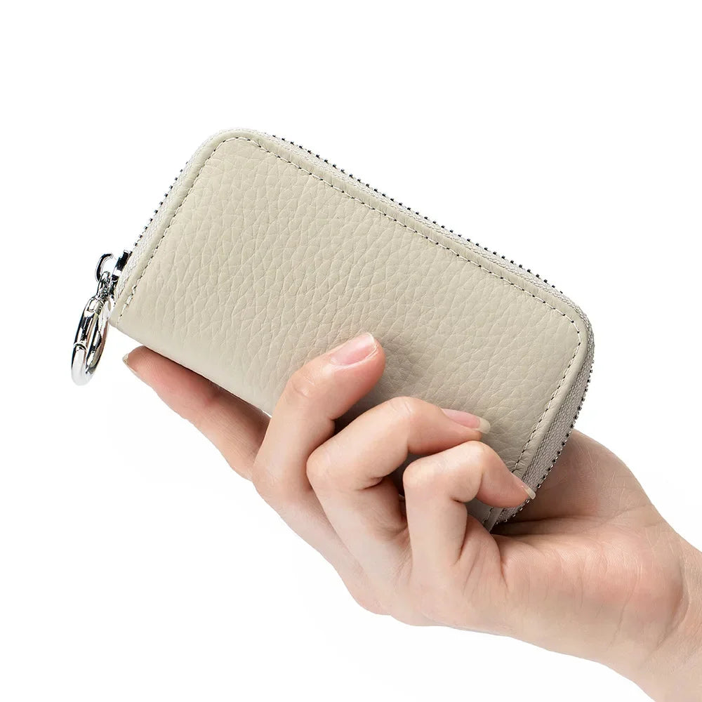 Genuine Leather Card Case Multifunctional Universal Car Key Bag