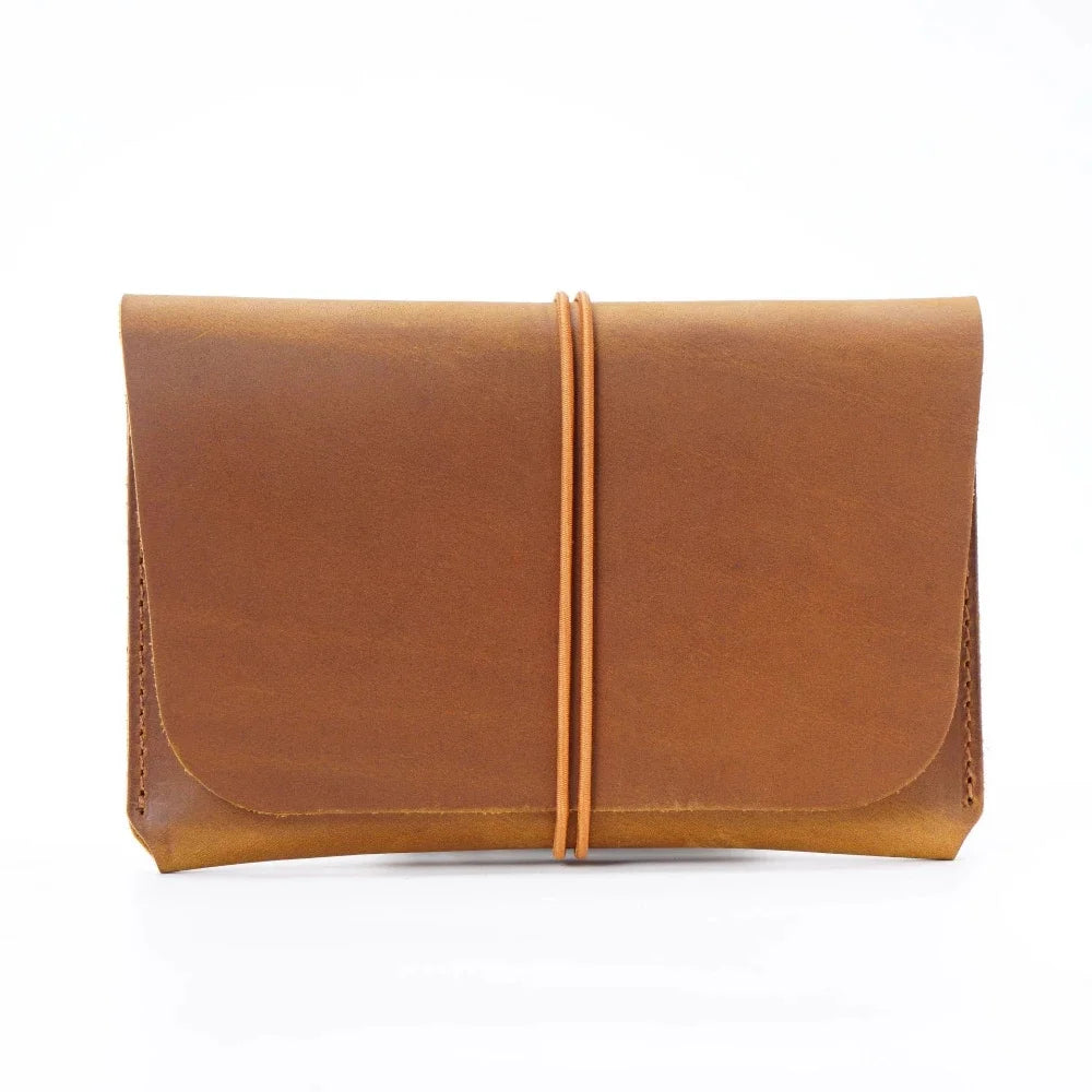 Genuine Leather Card Crazy Horse Cowhide Coin Purse Vintage Passport Bag Wallet