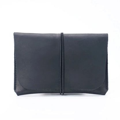 Genuine Leather Card Crazy Horse Cowhide Coin Purse Vintage Passport Bag Wallet