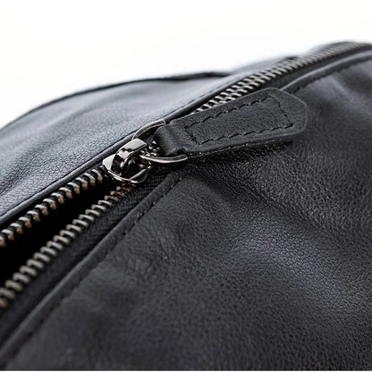 Genuine Leather Chest Messenger Shoulder Casual First Layer Cowhide Waist Trendy Men's Cross Bag Men
