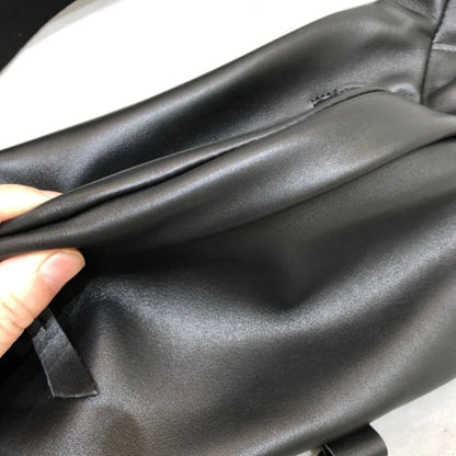 Genuine Leather Chest Shoulder Bag for Woman Cool Crossbody Packs High Quality Cowhide Female General Belt Saddle Shoulder Bags