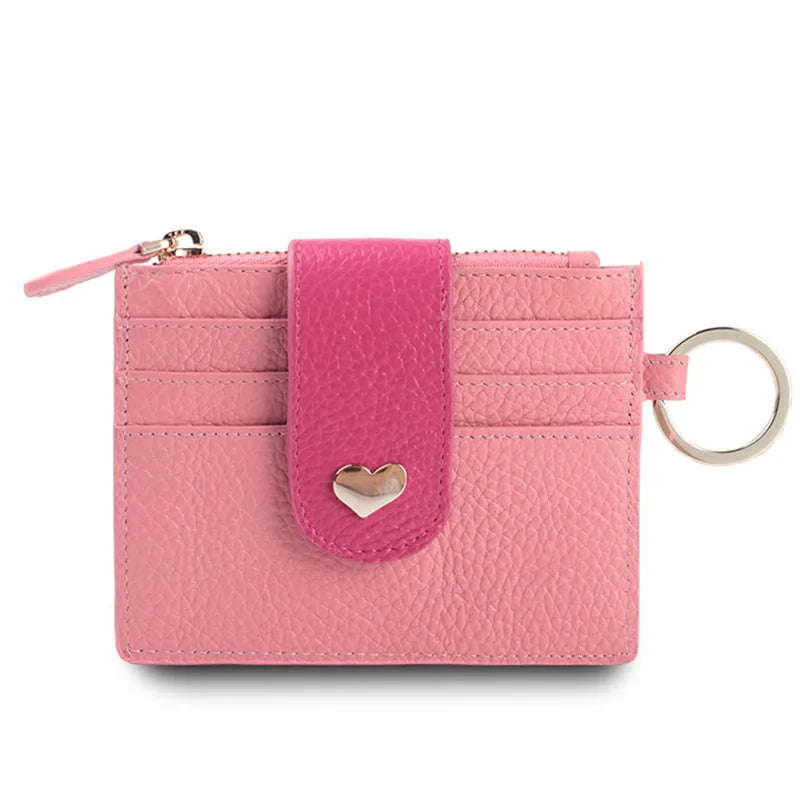 Genuine Leather Credit Card Holder for Men Women Thin Mini Bank Cards Cover Real Cowhide Bussiness Cards Wallets porte carte