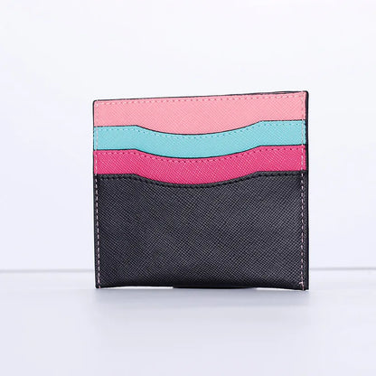 Genuine Leather Credit Card Holder for Men Women Thin Mini Bank Cards Cover Real Cowhide Bussiness Cards Wallets porte carte