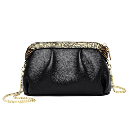 Genuine Leather Cross Body Bag Women Casual Cow Leather Woman's Handbag Fashion Girl Ladies Solid Shoulder Messenger Bags Clutch