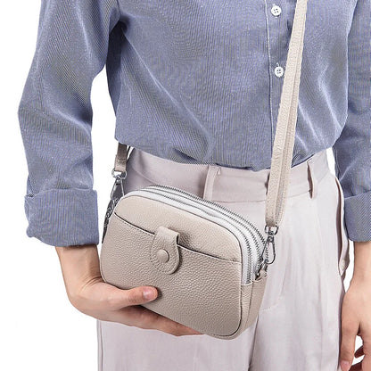 Genuine Leather Fashion Crossbody Bags for Women Mini Shoulder Bag Large Capacity Ladies Bag Purses and Handbags Bolsas De Mujer