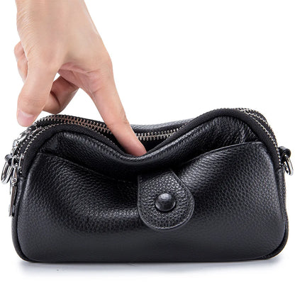 Genuine Leather Fashion Crossbody Bags for Women Mini Shoulder Bag Large Capacity Ladies Bag Purses and Handbags Bolsas De Mujer