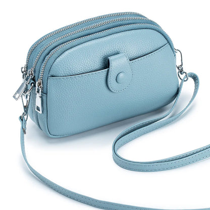 Genuine Leather Fashion Crossbody Bags for Women Mini Shoulder Bag Large Capacity Ladies Bag Purses and Handbags Bolsas De Mujer