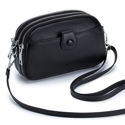 Genuine Leather Fashion Crossbody Bags for Women Mini Shoulder Bag Large Capacity Ladies Bag Purses and Handbags Bolsas De Mujer