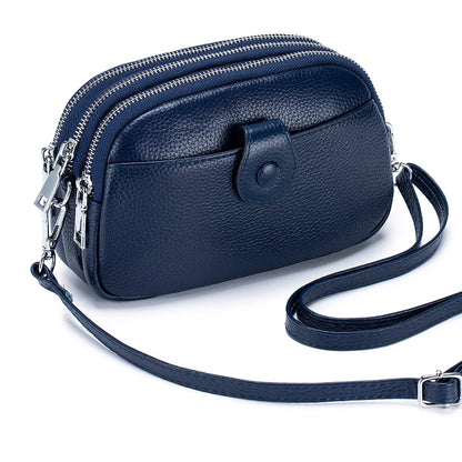 Genuine Leather Fashion Crossbody Bags for Women Mini Shoulder Bag Large Capacity Ladies Bag Purses and Handbags Bolsas De Mujer