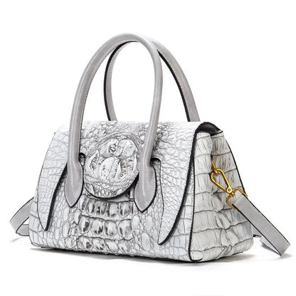 Genuine Leather Luxury Handbags Crocodile Top Handle Bag Designer Satchel Bags For Women Handbag