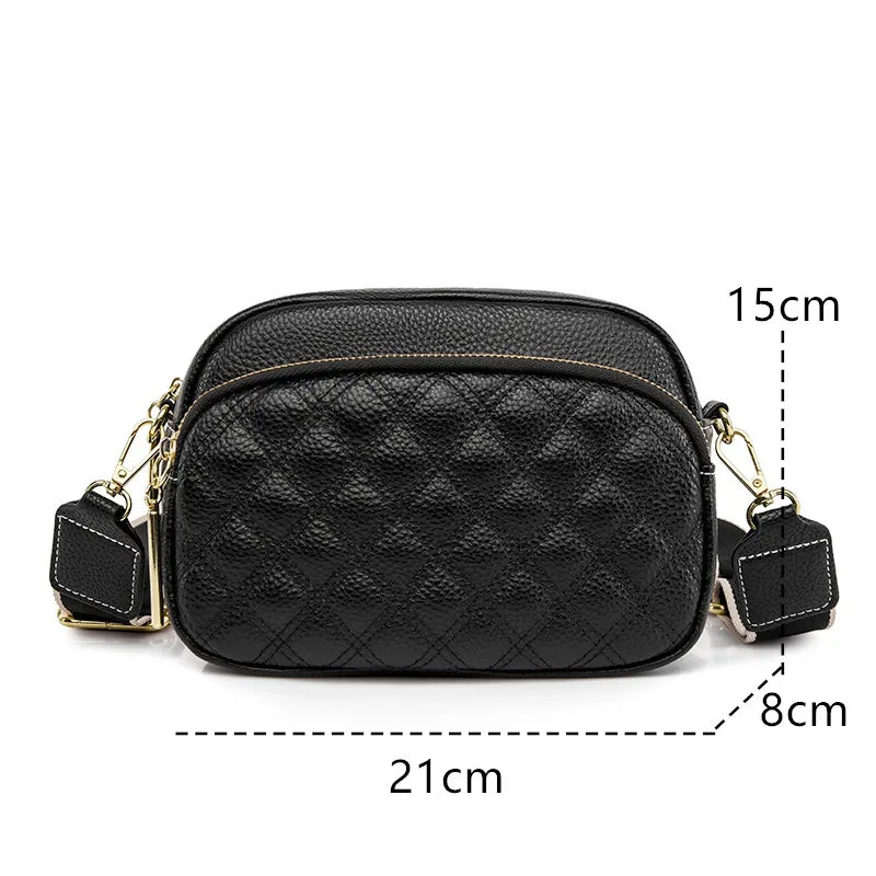 Genuine Leather Luxury Handbags Women Bags Designer Cow Leather Tote Bag for Women Vintage Small Female Shoulder Crossbody Bags