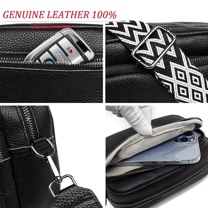 Genuine Leather Luxury Handbags Women Bags Designer Crossbody Bags For Women 2023 Shoulder Bags Women Handbags Sac A Main Bolsa