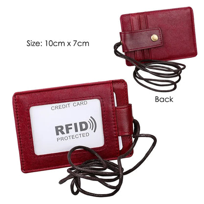 Genuine Leather Men Business Credit Card Holders Black Blue Women Large Capacity ID Cards Wallet Cowhide Coins Money Bags Purse