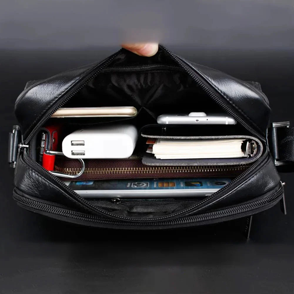 Genuine Leather Men Classical Messenger Fashion Casual Business Shoulder Handbags for man,2015 New Men's Travel Bags Bolsas