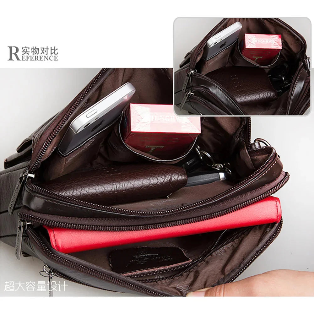 Genuine Leather Men Clutch Purse Handy Business Mobile Cell Phone Case Handbags and Purses Male Wrist Wallet Bag