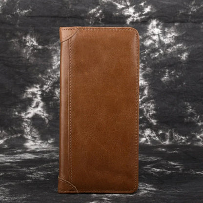 Genuine Leather Men Long Wallet Bifold Purse Credit Card Holder Cash Pocket Male Cowhide Clutch Coin Handbags&Purses Money Bag