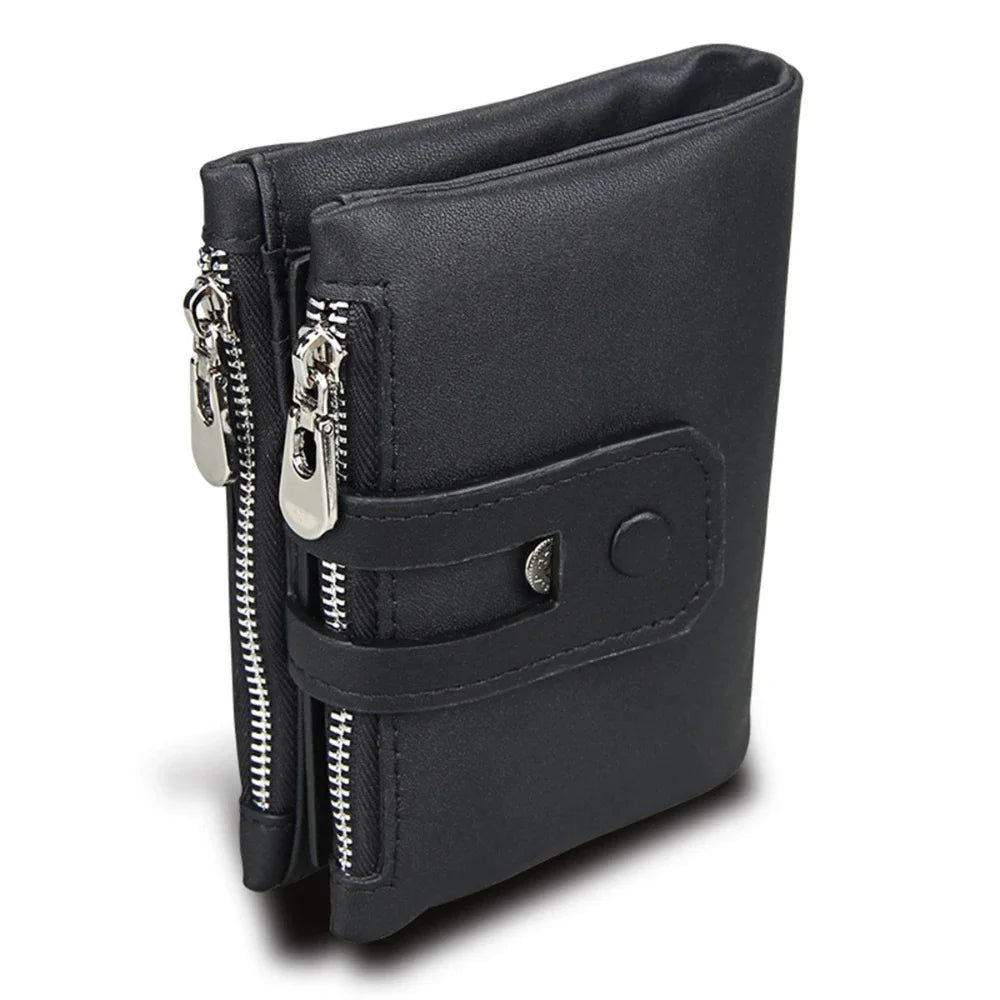 Genuine Leather Men's / Anti-theft Brush RFID Cowhide Wallet