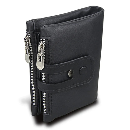 Genuine Leather Men's / Anti-theft Brush RFID Cowhide Wallet