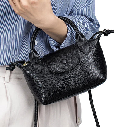 Genuine Leather Mini Crossbody Bags for Women Black Blue Girls Clutch Purse Small Shoulder Bags Sweet Handbags Bolso Mujer