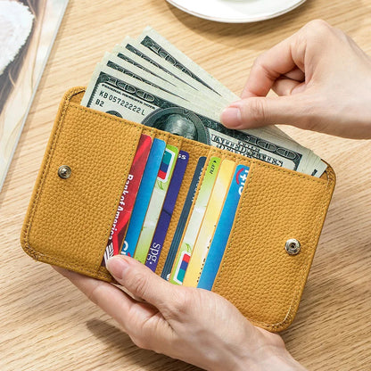 Genuine Leather Purses and wallets Luxury Designer 2024 Trend Multi-Function Folds Short Wallet Card Bag Fashion Lady Coin Purse