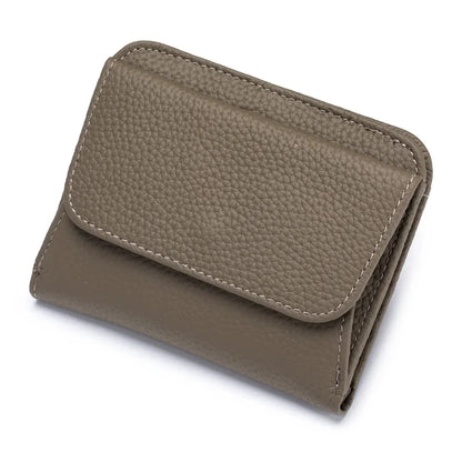 Genuine Leather Purses and wallets Luxury Designer 2024 Trend Multi-Function Folds Short Wallet Card Bag Fashion Lady Coin Purse