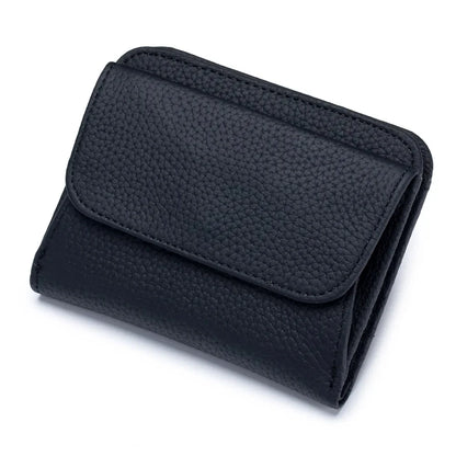 Genuine Leather Purses and wallets Luxury Designer 2024 Trend Multi-Function Folds Short Wallet Card Bag Fashion Lady Coin Purse