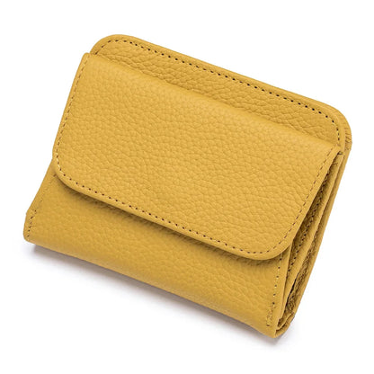 Genuine Leather Purses and wallets Luxury Designer 2024 Trend Multi-Function Folds Short Wallet Card Bag Fashion Lady Coin Purse