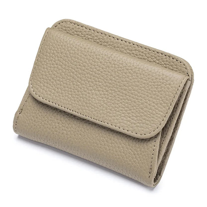 Genuine Leather Purses and wallets Luxury Designer 2024 Trend Multi-Function Folds Short Wallet Card Bag Fashion Lady Coin Purse