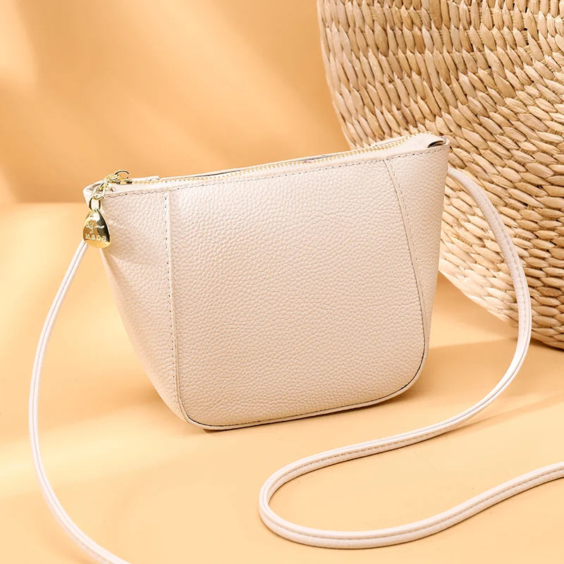 Genuine Leather Real Cowhide Ladies Fashion Women Crossbody Bags For Women 2023 High Capacity Shoulder Bag Handbag Female