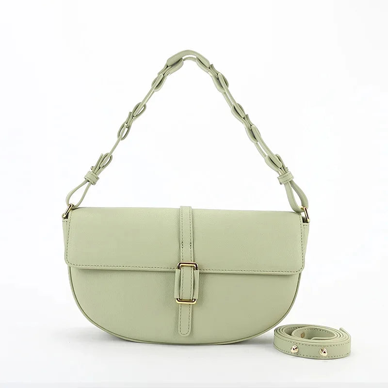 Genuine Leather Saddle For New One Shoulder s Women Handbag Designer Crossbody High Quality Underarm Bag Bolsa