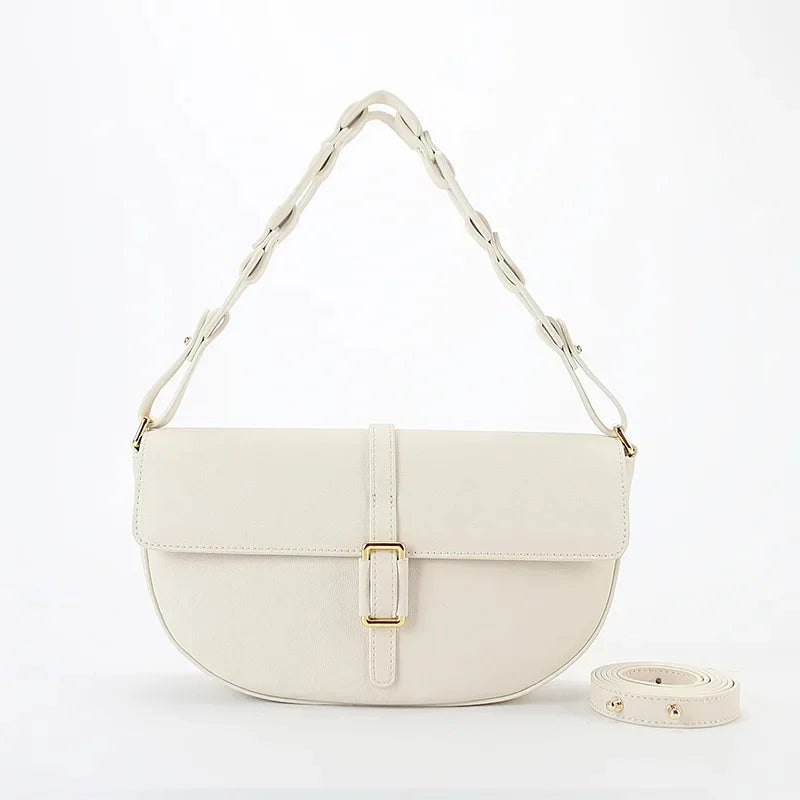 Genuine Leather Saddle For New One Shoulder s Women Handbag Designer Crossbody High Quality Underarm Bag Bolsa