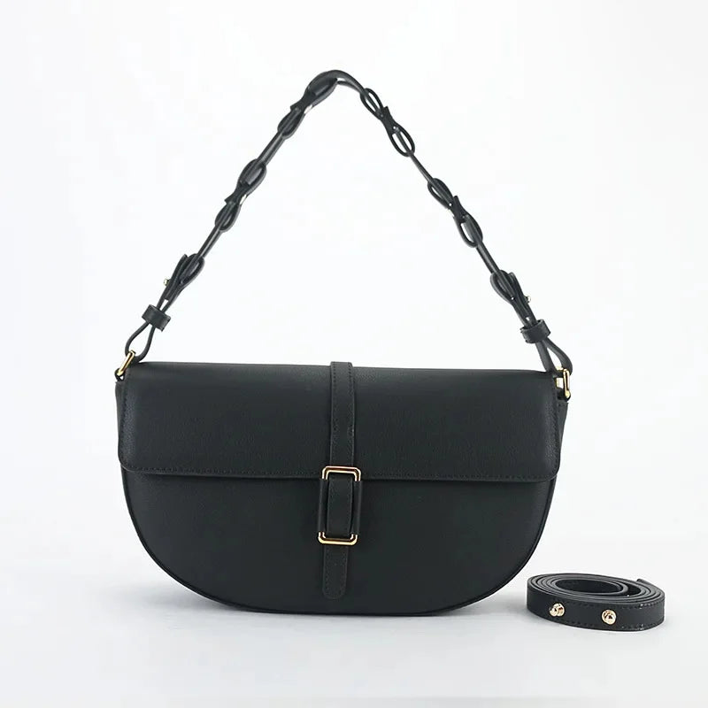 Genuine Leather Saddle For New One Shoulder s Women Handbag Designer Crossbody High Quality Underarm Bag Bolsa