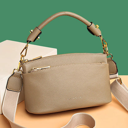 Genuine Leather Shoulder Crossbody Bag For Women 2023 High Quality Cow Leather Women's Handbag Luxury Small Female Messenger Bag