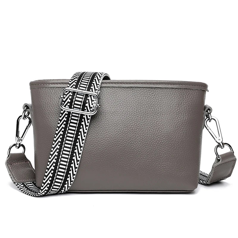 Genuine Leather Shoulder Crossbody Bag For Women 2024 High Quality Cow Leather Women's Handbag Luxury Small Female Messenger Bag
