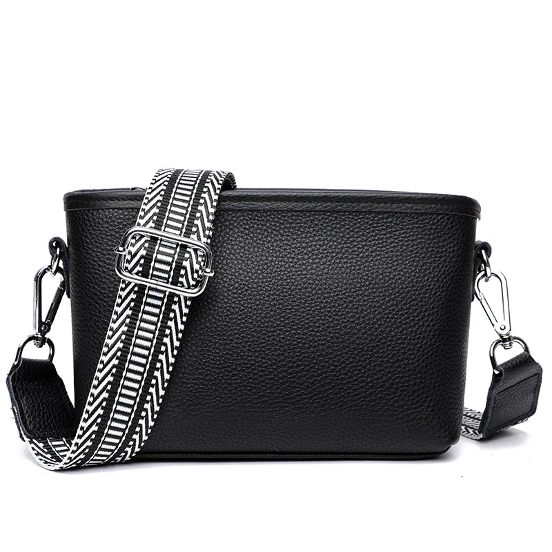 Genuine Leather Shoulder Crossbody Bag For Women 2024 High Quality Cow Leather Women's Handbag Luxury Small Female Messenger Bag