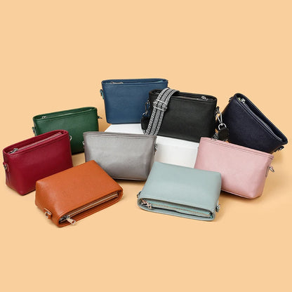 Genuine Leather Shoulder Crossbody Bag For Women 2024 High Quality Cow Leather Women's Handbag Luxury Small Female Messenger Bag