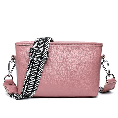 Genuine Leather Shoulder Crossbody Bag For Women 2024 High Quality Cow Leather Women's Handbag Luxury Small Female Messenger Bag