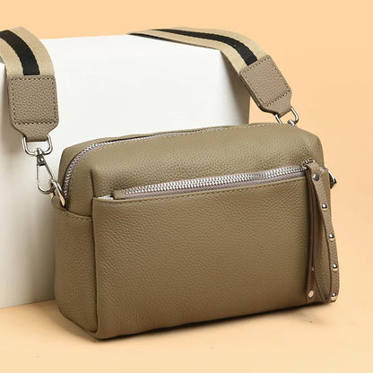 Genuine Leather Shoulder Crossbody Bags for Women 2023 Luxury Designer Casual Female Purses and Handbags Ladies Messenger Bags