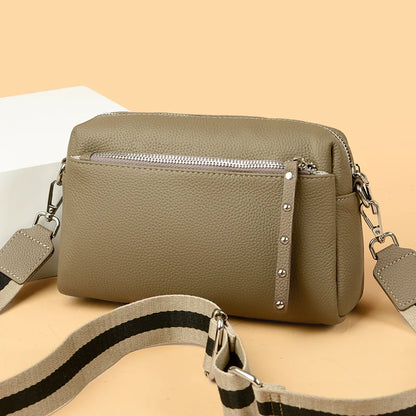 Genuine Leather Shoulder Crossbody Bags for Women 2023 Luxury Designer Casual Female Purses and Handbags Ladies Messenger Bags
