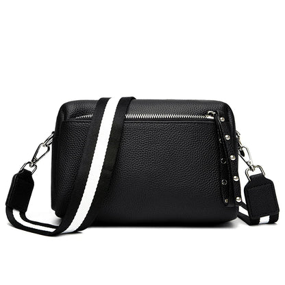 Genuine Leather Shoulder Crossbody Bags for Women 2023 Luxury Designer Casual Female Purses and Handbags Ladies Messenger Bags