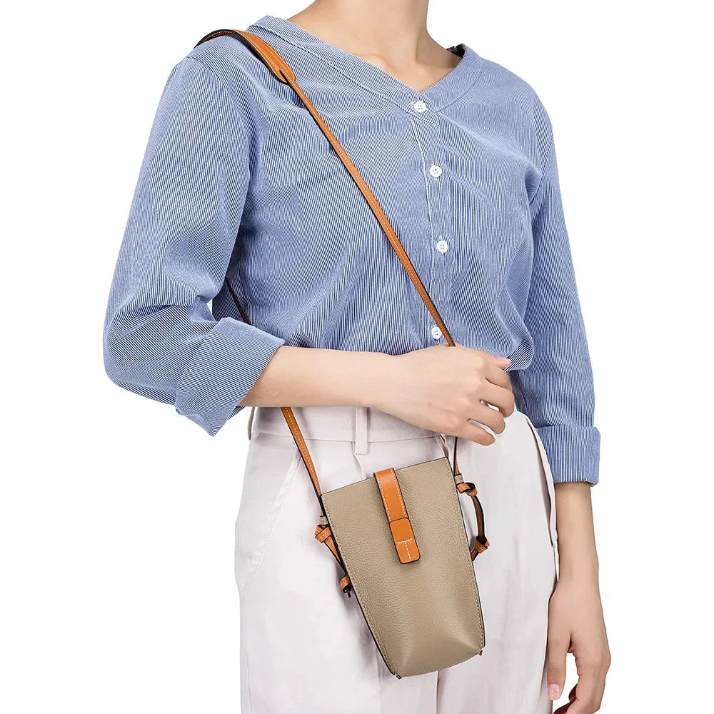 Genuine Leather Shoulder s Luxury Brands Mini Mobile Phone High Quality Women Handbags Female Messenger Bag